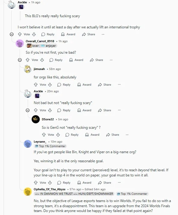 外网热议Viper加入BLG:BLG是LPL转会期唯一赢家