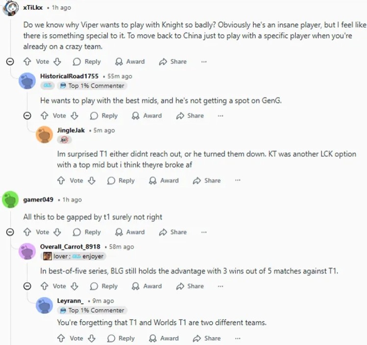 外网热议Viper加入BLG:BLG是LPL转会期唯一赢家