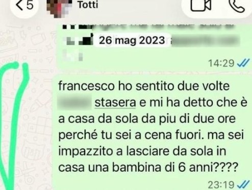 [好看推荐]米体曝光前妻喷托蒂对话：你疯了吗？竟让一个六岁的孩子独自在家(图2)