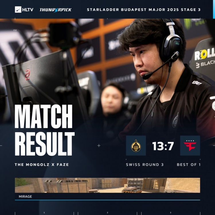 🎮亚一狙的含金量！910四回合三杀主宰比赛 蒙古13-7赢下FaZe