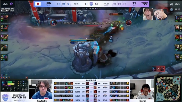 【万博电竞】🎮Cos彬哥?多兰雷克塞旅洞 Peyz左右开弓 T1新阵容轻取JPN