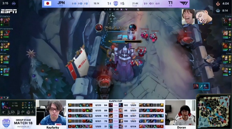 【万博电竞】🎮Cos彬哥?多兰雷克塞旅洞 Peyz左右开弓 T1新阵容轻取JPN