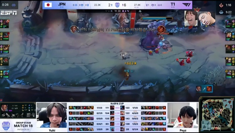 【万博电竞】🎮Cos彬哥?多兰雷克塞旅洞 Peyz左右开弓 T1新阵容轻取JPN