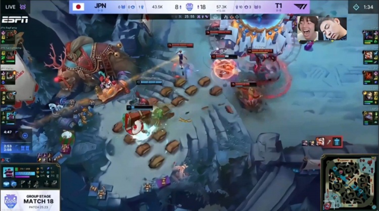 【万博电竞】🎮Cos彬哥?多兰雷克塞旅洞 Peyz左右开弓 T1新阵容轻取JPN