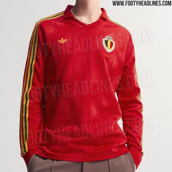 比利时1986年主场球衣