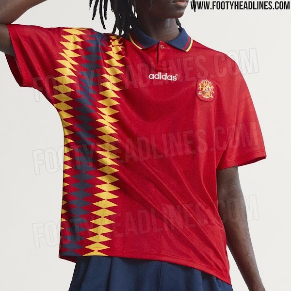 西班牙1994年主场球衣