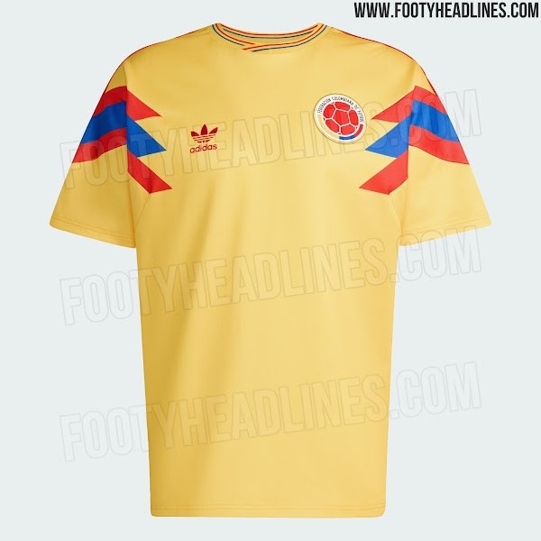 哥伦比亚1990年客场球衣