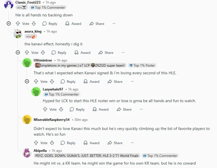 【QY球友会】Reddit热议HLE胜T1:Guma才是T1之前如此出色和具有侵略性的原因
