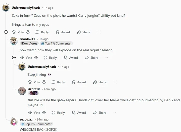 【QY球友会】Reddit热议HLE胜T1:Guma才是T1之前如此出色和具有侵略性的原因