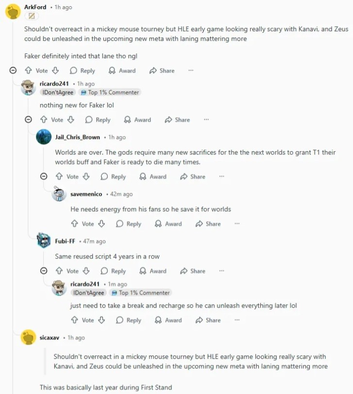 【QY球友会】Reddit热议HLE胜T1:Guma才是T1之前如此出色和具有侵略性的原因