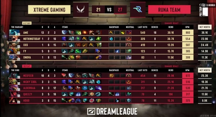 🎮打一半终于连上语音了吗？Ame水人爆炸输出无人能挡 XG赢首局