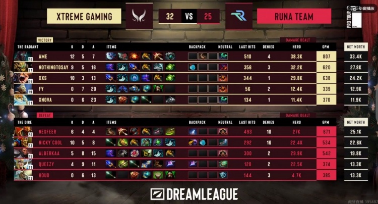 🎮赢的有点艰难!天崩开局翻盘 双酱油反手团战立功 XG击败Runa