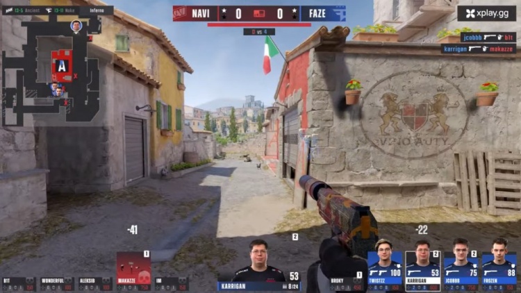 🎮战舰叕轰鸣!地狱叕归来!FaZe让一追二小镇暴打NAVI晋级决赛