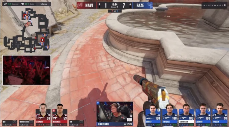 🎮战舰叕轰鸣!地狱叕归来!FaZe让一追二小镇暴打NAVI晋级决赛