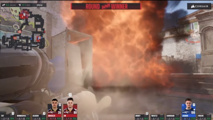 🎮战舰叕轰鸣!地狱叕归来!FaZe让一追二小镇暴打NAVI晋级决赛