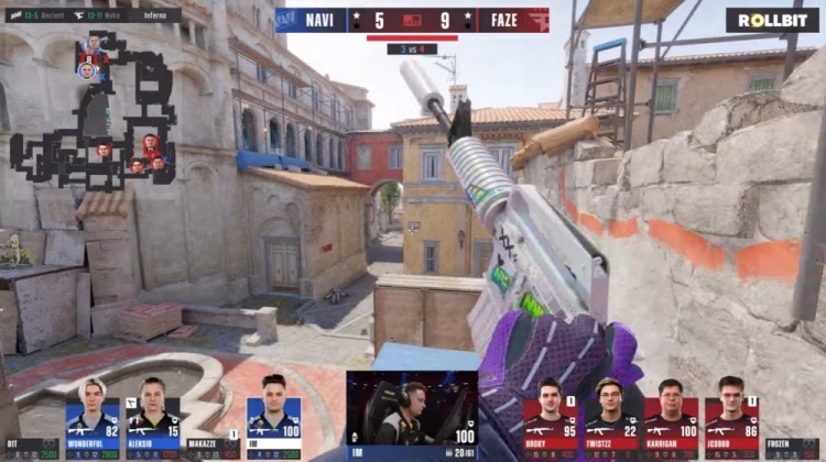 🎮战舰叕轰鸣!地狱叕归来!FaZe让一追二小镇暴打NAVI晋级决赛