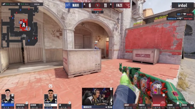 🎮战舰叕轰鸣!地狱叕归来!FaZe让一追二小镇暴打NAVI晋级决赛