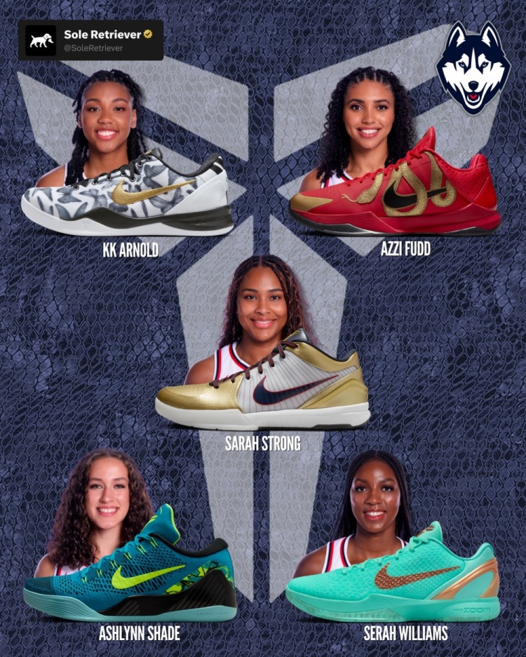 【好看推荐】所有人都穿科比球鞋!南加大VS康涅狄格女篮比赛全员穿着科比球鞋(图2) undefined