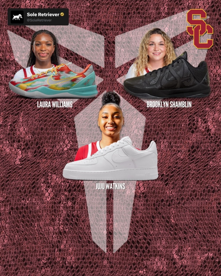 【好看推荐】所有人都穿科比球鞋!南加大VS康涅狄格女篮比赛全员穿着科比球鞋(图7) undefined