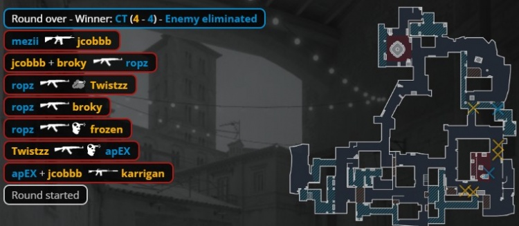 🎮FaZe坠入地狱!mezii轰23杀扫荡小镇B区 小蜜蜂赢图三拿赛点