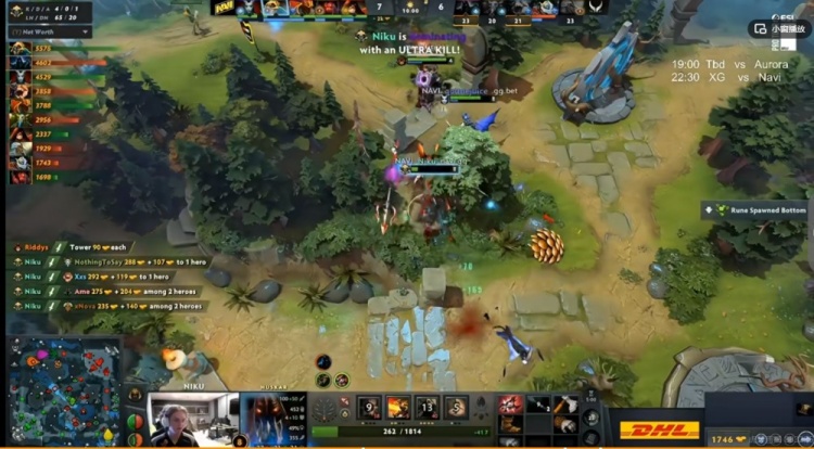 🎮一波团战直接爆炸!Niku哈斯卡四杀之后彻底无解 XG 1-1 NAVI