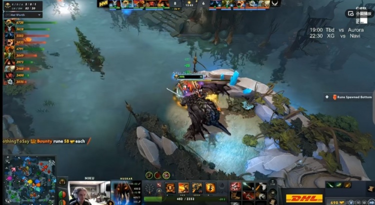 🎮一波团战直接爆炸!Niku哈斯卡四杀之后彻底无解 XG 1-1 NAVI