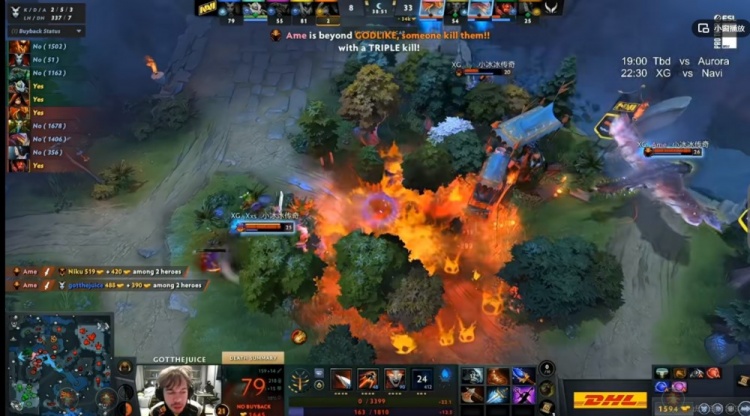 【QY球友会】🎮挺进八强!Zayac发条无暇赴死 Ame龙骑无限超神 XG 2-1 NAVI