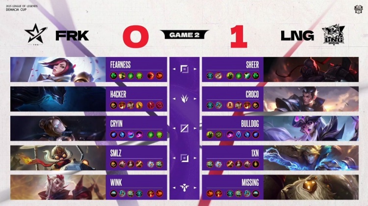 🎮H4cker梦魇飞回M78 1xn天肥Ez爆杀 LNG双C接管比赛横扫FRK