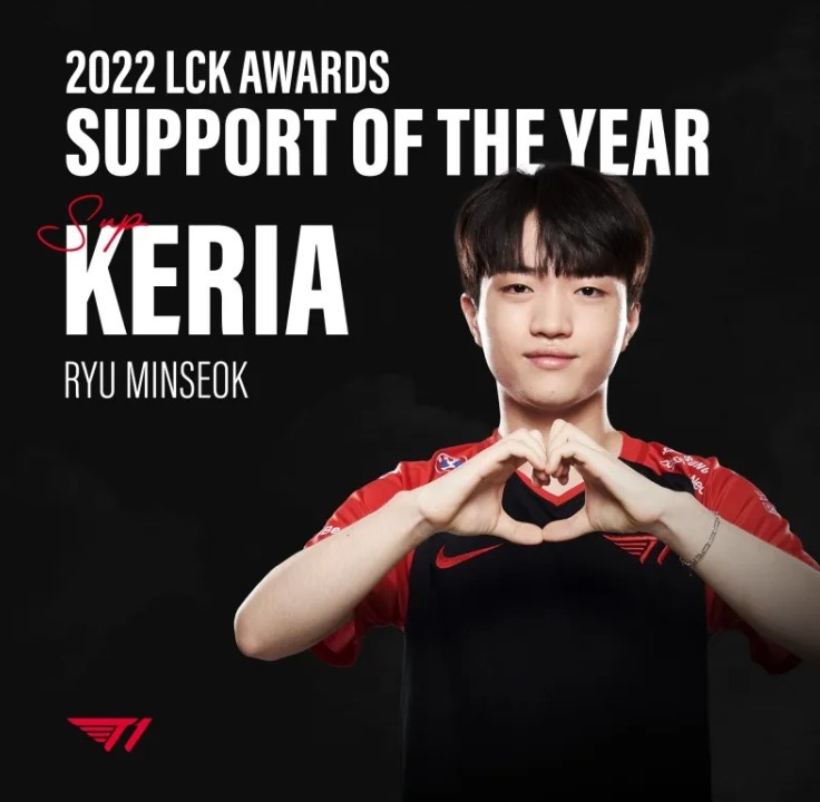 “历天怪”的含金量！Keria连续五年当选LCK年度最佳辅助