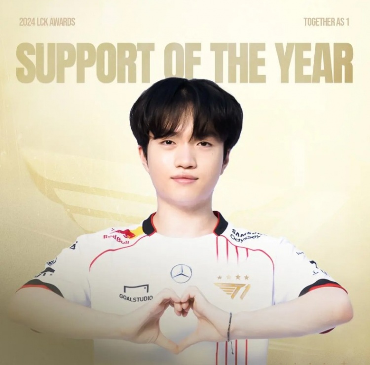 “历天怪”的含金量！Keria连续五年当选LCK年度最佳辅助