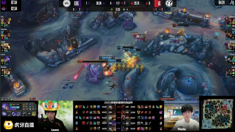 🎮人机!Leave芸阿娜从头杀到尾 Xiaohao石头人撞飞iG EDG赢首局