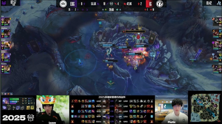 🎮人机!Leave芸阿娜从头杀到尾 Xiaohao石头人撞飞iG EDG赢首局