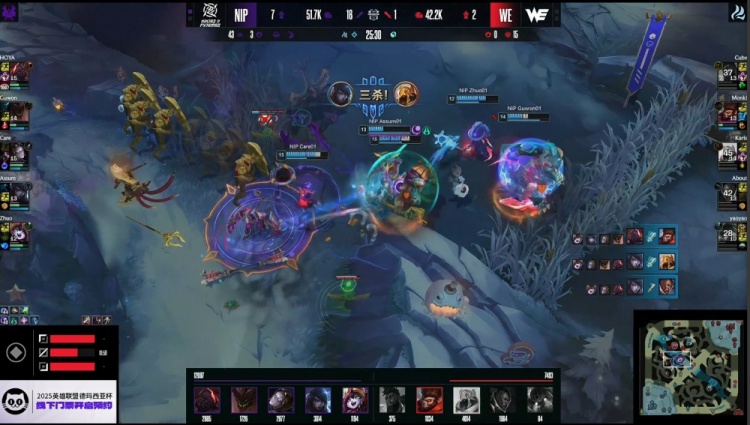 🎮一键扫荡！Guwon石头人带球冲锋势不可挡 NIP两局速通WE