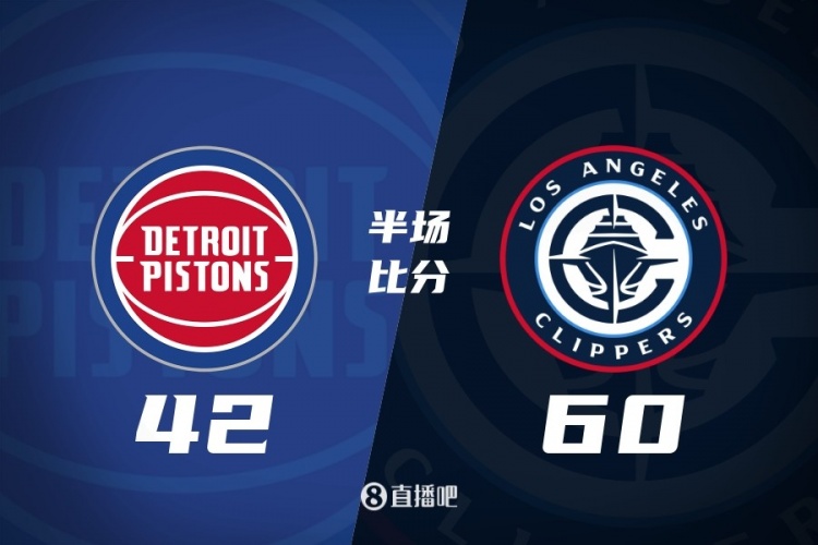 【滚动快讯】半场战❗报-快船18分领先活塞 小卡25分4❗断2帽&哈登14分 杜伦16分(图1)