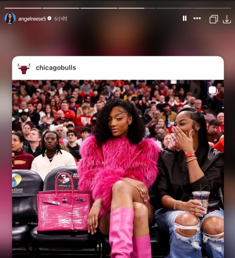 [体育资讯]魔术死忠都得甘拜下风！安吉尔·里斯现身芝加哥观看魔术客场比赛(图1)