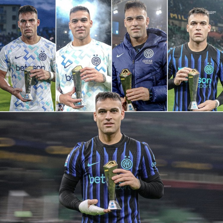 衝擊第6場！勞塔羅已經連續5場當選國米在意甲的最佳球員獎項