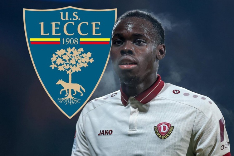 德天空：莱切推动签下德累斯顿中场阿摩阿科，目前尚未达成协议