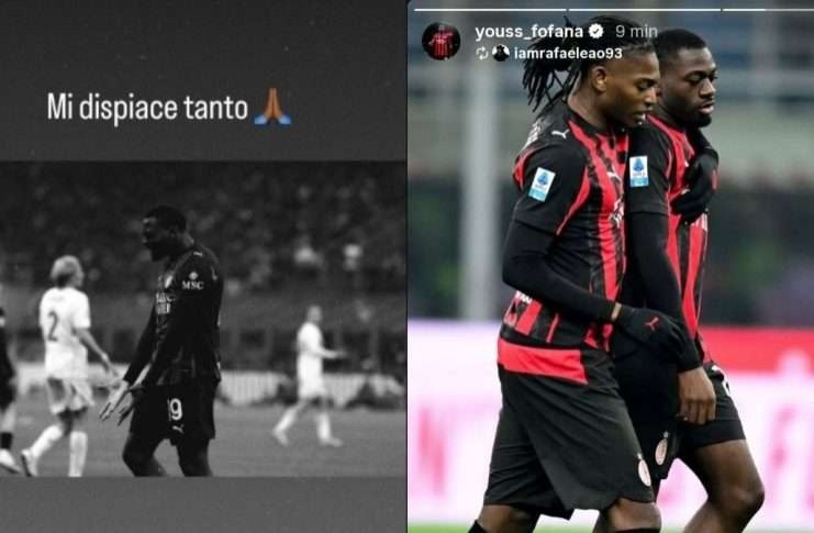 關鍵球滑倒錯失進球！米蘭中場福法納社媒發文道歉，隨後刪除