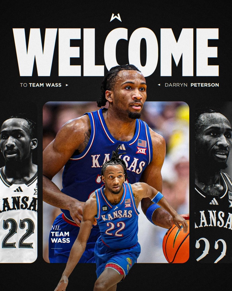 [李凯尔]热门秀彼得森签约Wasserman经纪公司 旗下有克莱&李凯尔&莫布里等(图1)