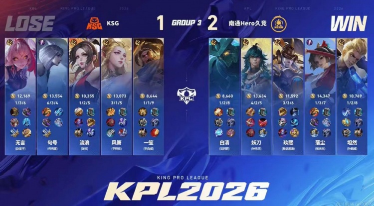 🎮拿下胜利！Hero击败KSG打破其领跑优势！Hero 3-2 KSG