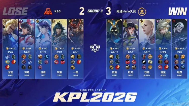 🎮拿下胜利！Hero击败KSG打破其领跑优势！Hero 3-2 KSG