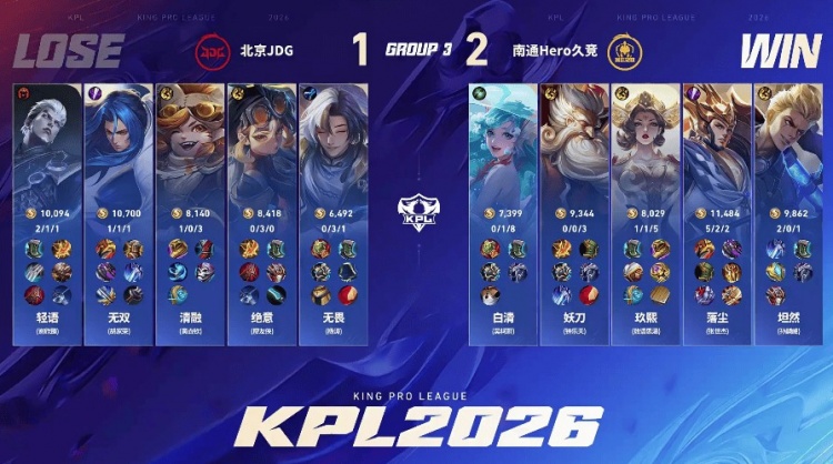 【蜗牛电竞】🎮鏖战五局终取胜！坦然面对老队友痛下狠手 Hero 3-2 JDG