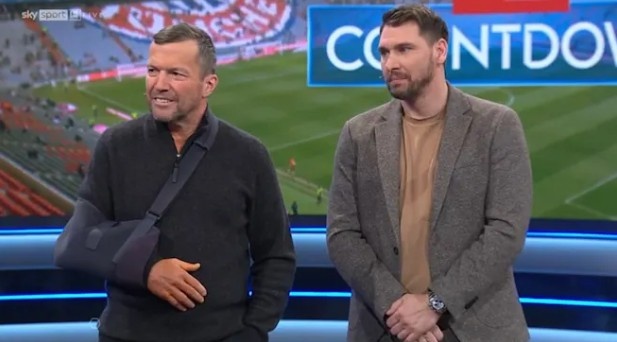 敬业！图片报：接受肩部受伤仅两天后，马特乌斯就参与解说任务