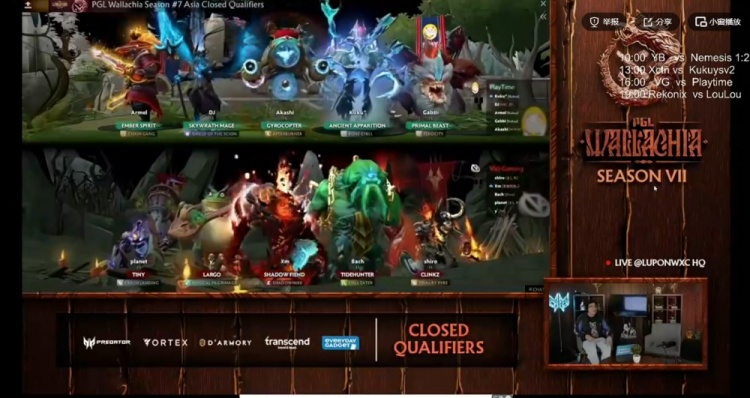 【万博电竞】🎮kuku给我死！Xm两局影魔Hold住团战 Bach回归VG击败Playtime