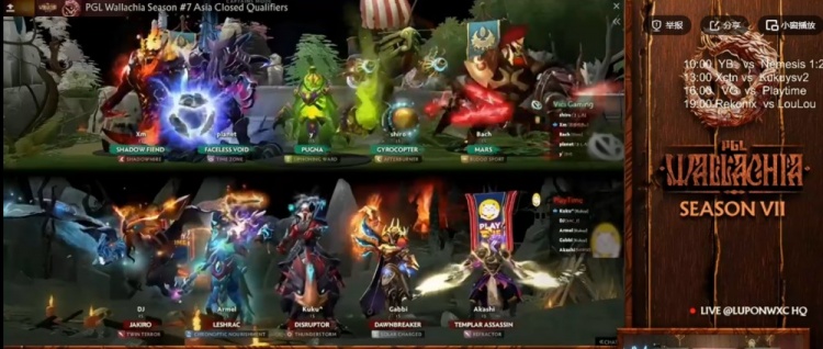 【万博电竞】🎮kuku给我死！Xm两局影魔Hold住团战 Bach回归VG击败Playtime