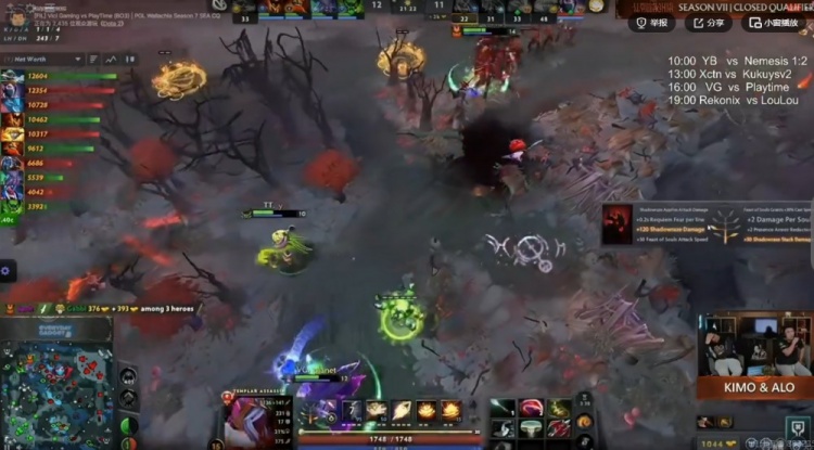 【万博电竞】🎮kuku给我死！Xm两局影魔Hold住团战 Bach回归VG击败Playtime