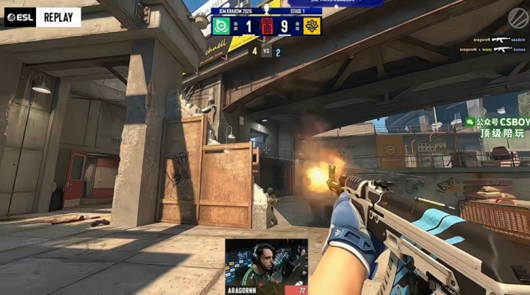 🎮2分翻给你看！s1mple逆风大狙顶住局势 BC大劣翻盘赢下自选图