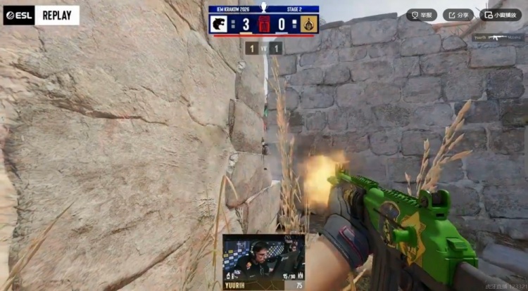 🎮bLitz五杀ACE但全图仅9杀！韧性十足Furia加时逆转扳平比分