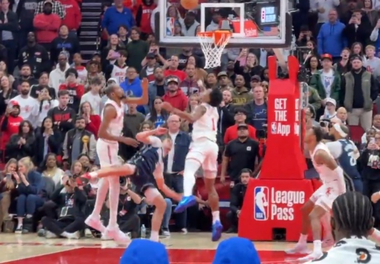 基德是错的！裁判报告：火箭最后一防没犯规 阿门&KD防守动作合规