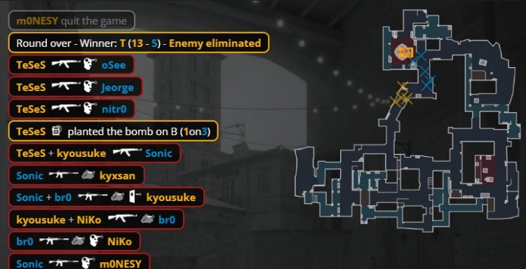 🎮不是br0？孩神大狙连续一穿二 猎鹰小镇半场11分图一暴打NRG